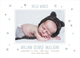 Hello World Photo Birth Announcements Image 3 of 3